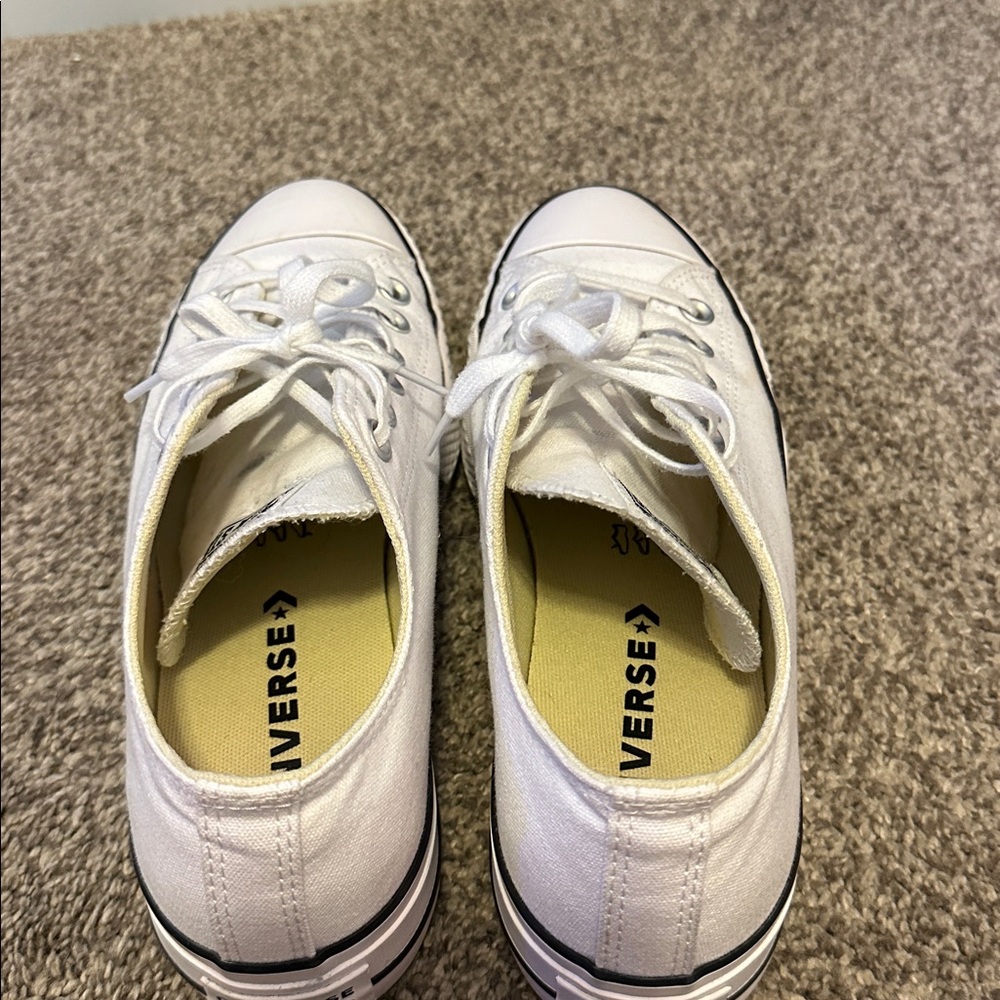 White Platform Converse - Picture 4 of 4